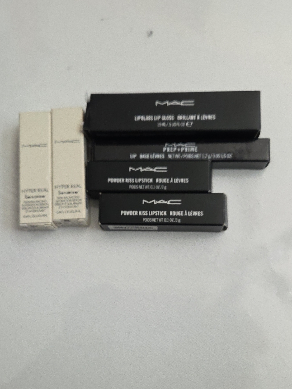 MAC Lip Collection - Black & Cream Packaging